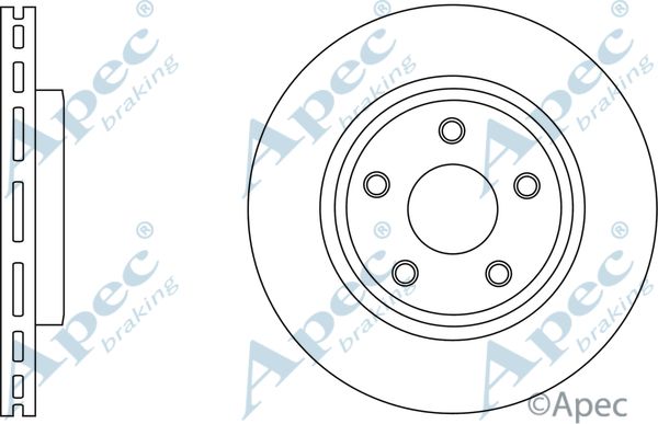 APEC BRAKING Jarrulevy DSK2561